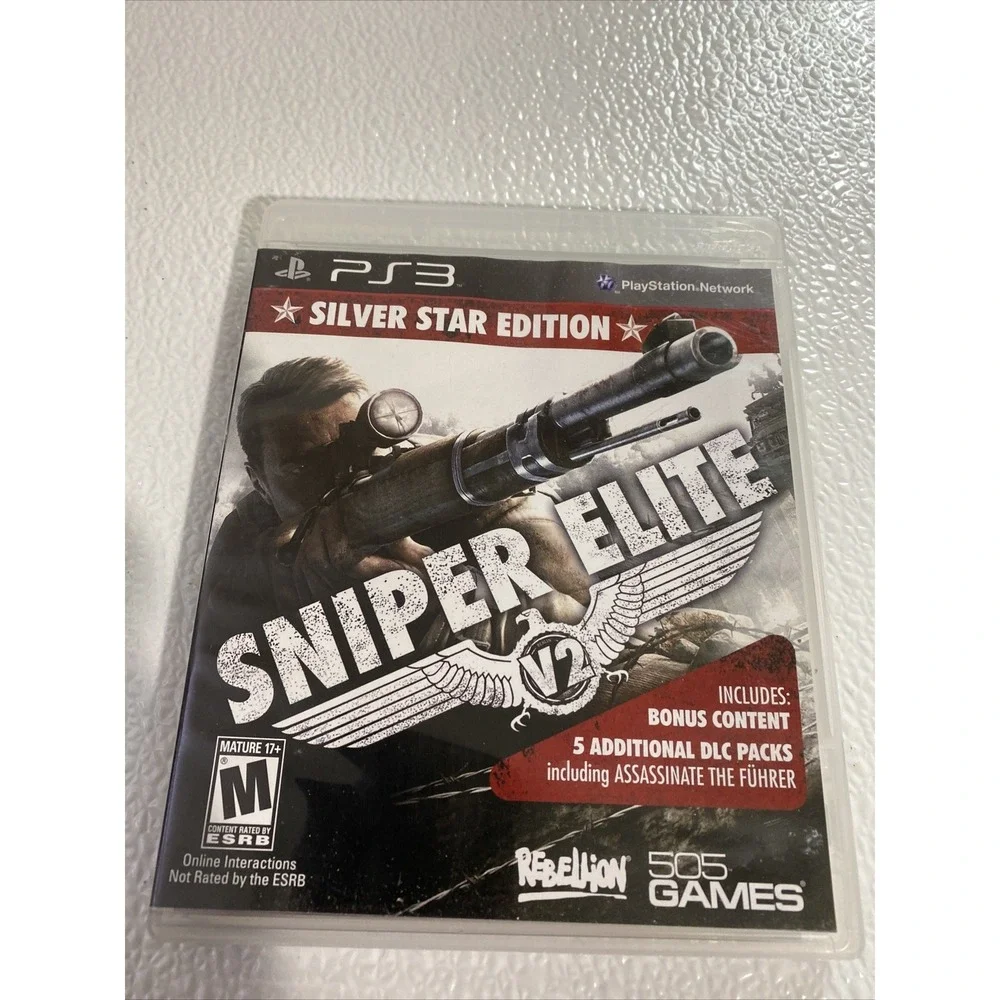 Sniper Elite V2 PlayStation 3 PS3‎ 2012 CIB Complete Black Label